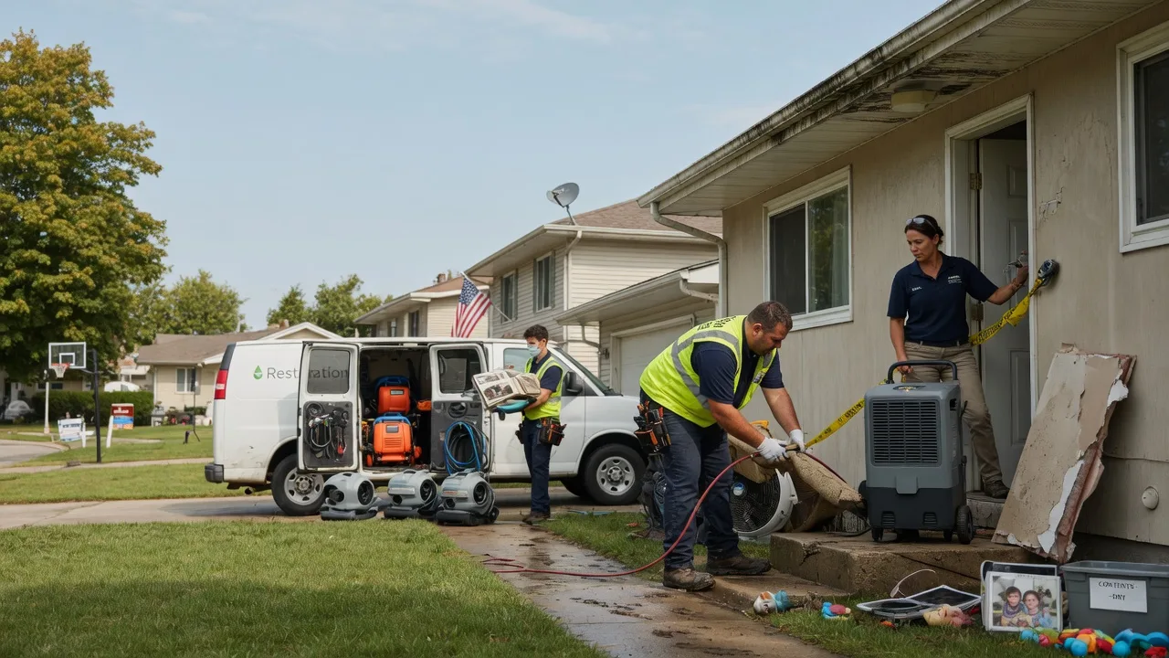 Water Damage Restoration in Danvers, IL near me